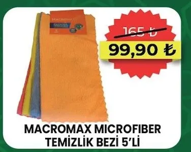 Macromax Microfiber Temi̇Zli̇K Bezi̇ 5'Li̇