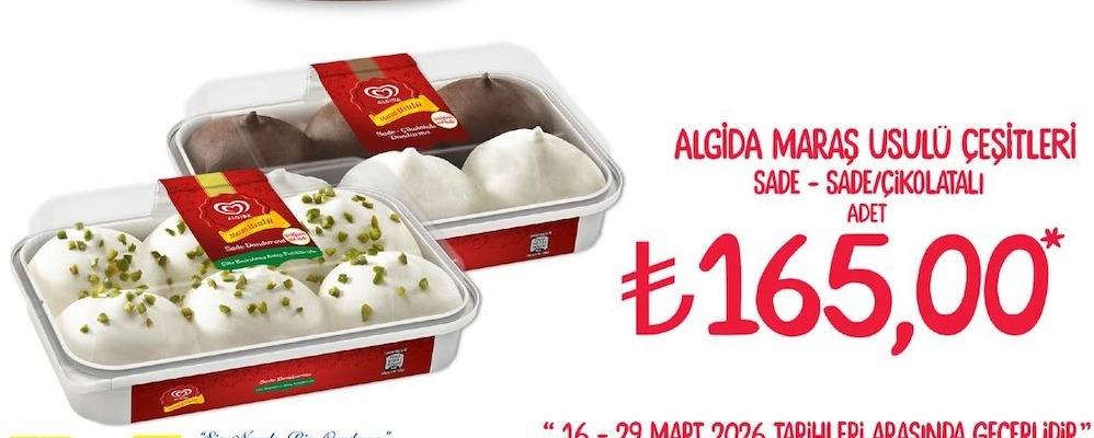 Algıda Maraş Usulü Çeşitleri Sade - Sade/Çikolatalı Adet