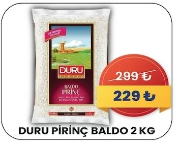 Duru Pirinç Baldo 2 Kg