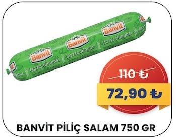 Banvit Piliç Salam 750 Gr