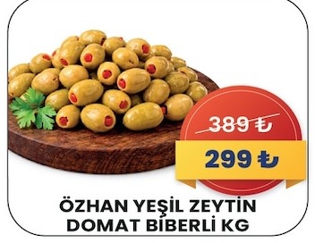 Özhan Yeşil Zeytin Domat Biberli Kg