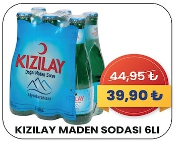 Kizilay Maden Sodasi 6Li