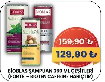 Bioblas Şampuan 360 Ml Çeşitleri (Forte - Bioten Caffeine Hariç)