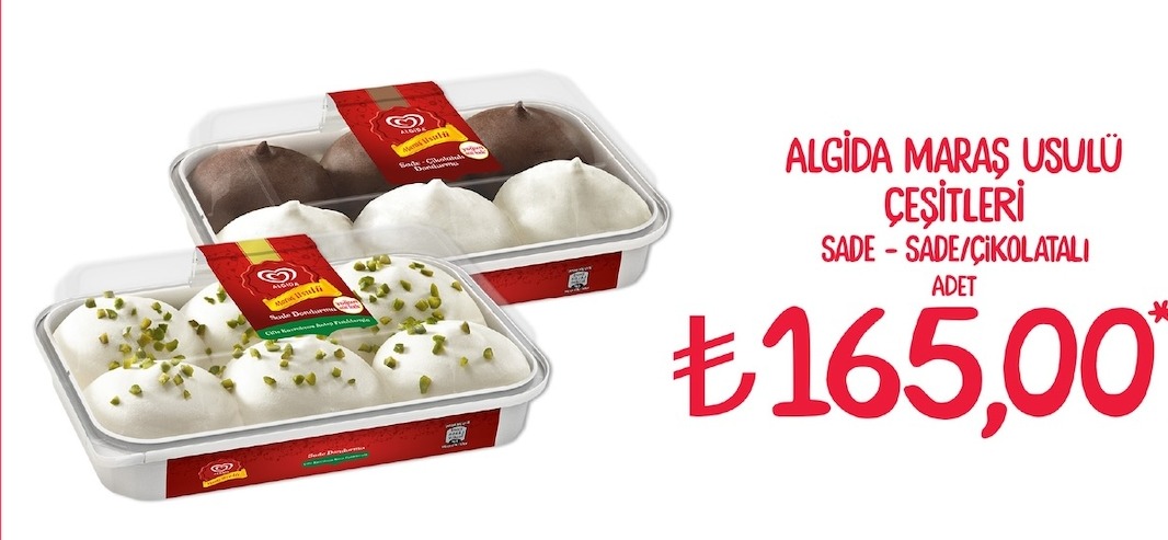Algida Maraş Usulü Sade-Çikolatalı Adet