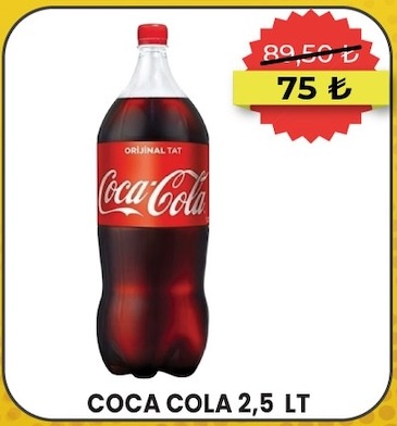 Coca Cola 2,5 Lt
