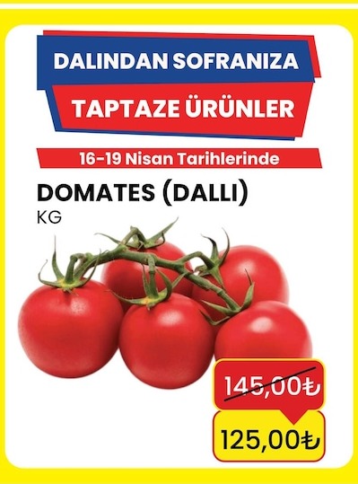 Domates (Dalli) Kg