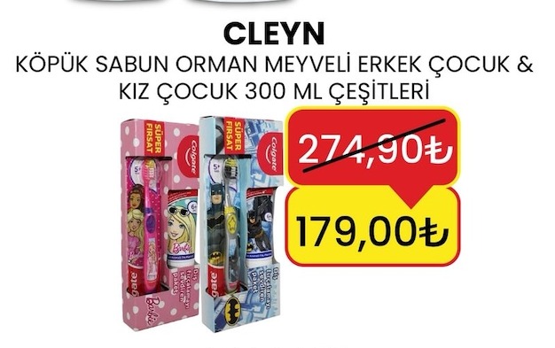 Clebn Köpük Sabun Orman Meyveli Erkek & Kız Çocuk 300Ml