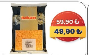 Özhan Kırmızı Mercimek 1Kg