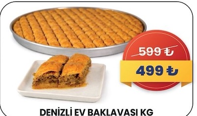 Denizli Ev Baklavasi Kg