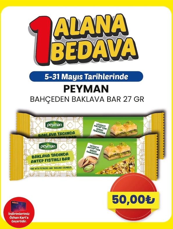 Peyman Bahçeden Baklava Bar 27 Gr