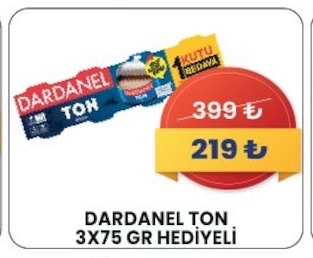 Dardanel Ton 3X75 Gr Hediyeli