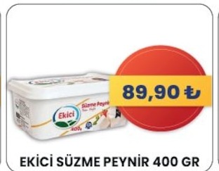 Ekici Süzme Peynir 400 Gr