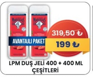 Lpm Duş Jeli 400 + 400 Ml Çeşitleri