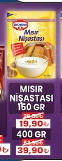 Dr. Oetker Mısır Nişastası 150 Gr