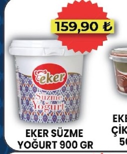 Eker Süzme Yoğurt 900 Gr