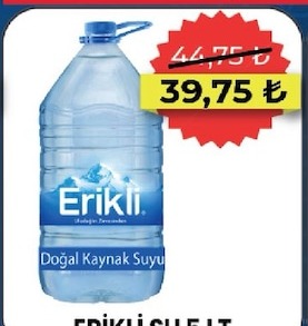 Erikli Doğal Kaynak Suyu 5 Lt