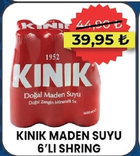 Kınık Maden Suyu 6'Lı Shrink