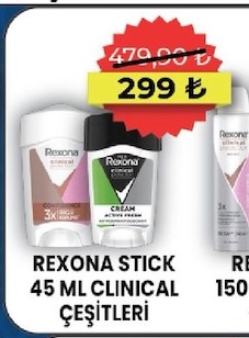 Rexona Stick 45 Ml Clinical Çeşitleri
