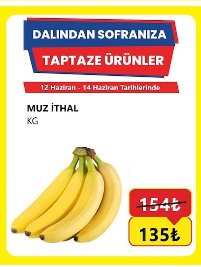 Muz İthal Kg