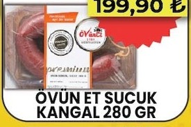 Övün Et Sucuk Kangal 280 Gr