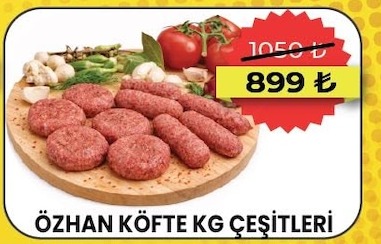 Özhan Köfte Kg Çeşitleri