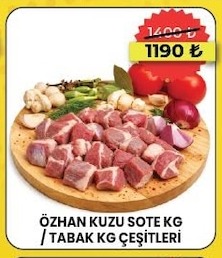 Özhan Kuzu Sote Kg / Tabak Kg Çeşitleri