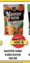 Master Farm Kuru Kayisi 140 Gr
