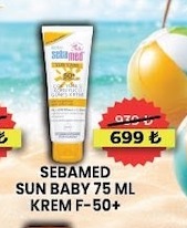 Sebamed Sun Baby 75 Ml Krem F-50+