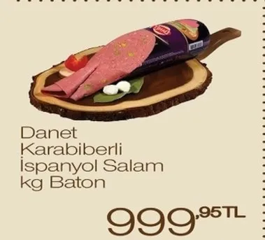 Danet Karabiberli İspanyol Salam Kg Baton