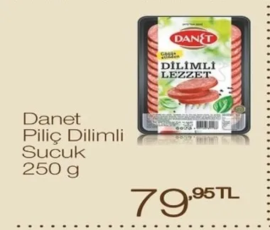Danet Piliç Dilimli Sucuk 250 G