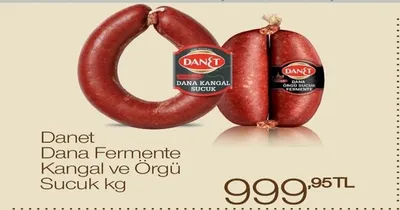 Danet Dana Fermente Kangal Ve Örgü Sucuk Kg