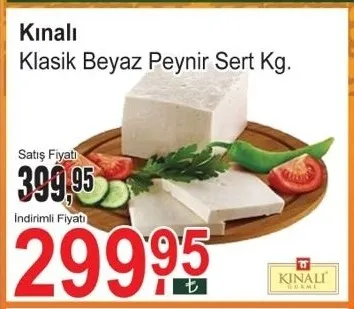 Kınalı Klasik Beyaz Peynir Sert Kg.