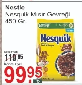 Nestle Nesquik Mısır Gevreği 450 Gr.
