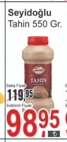 Seyidoğlu Tahin 550 Gr.