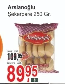 Arslanoğlu Şekerpare 250 Gr.