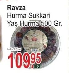 Ravza Hurma Sukkari Yaş Hurma 500 Gr.