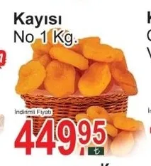 Kayısı No 1 Kg.