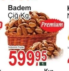 Badem Çiğ Kg.