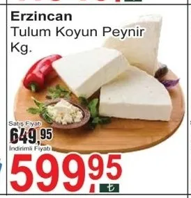 Erzincan Tulum Koyun Peynir Kg.