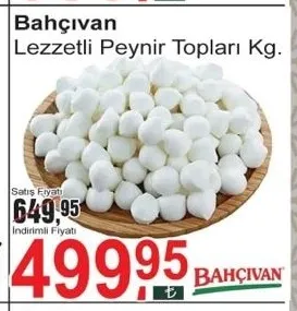 Bahçıvan Lezzetli Peynir Topları Kg.