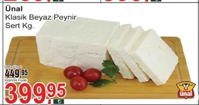 Ünal Klasik Beyaz Peynir Sert Kg.