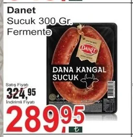Danet Sucuk 300 Gr. Fermente