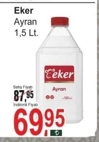 Eker Ayran 1,5 Lt.