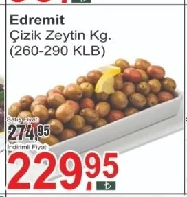 Edremit Çizik Zeytin Kg.