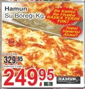 Hamun Su Böreği Kg.