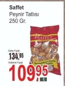 Saffet Peynir Tatlısı 250 Gr.