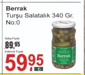 Berrak Közlenmiş Patlıcan 650 Gr.