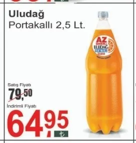 Uludağ Portakallı 2,5 Lt.