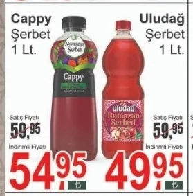 Cappy Şerbet 1 Lt.