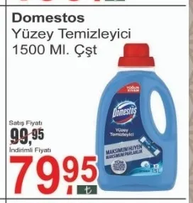 Domestos Yüzey Temizleyici 1500 Ml. Çşt